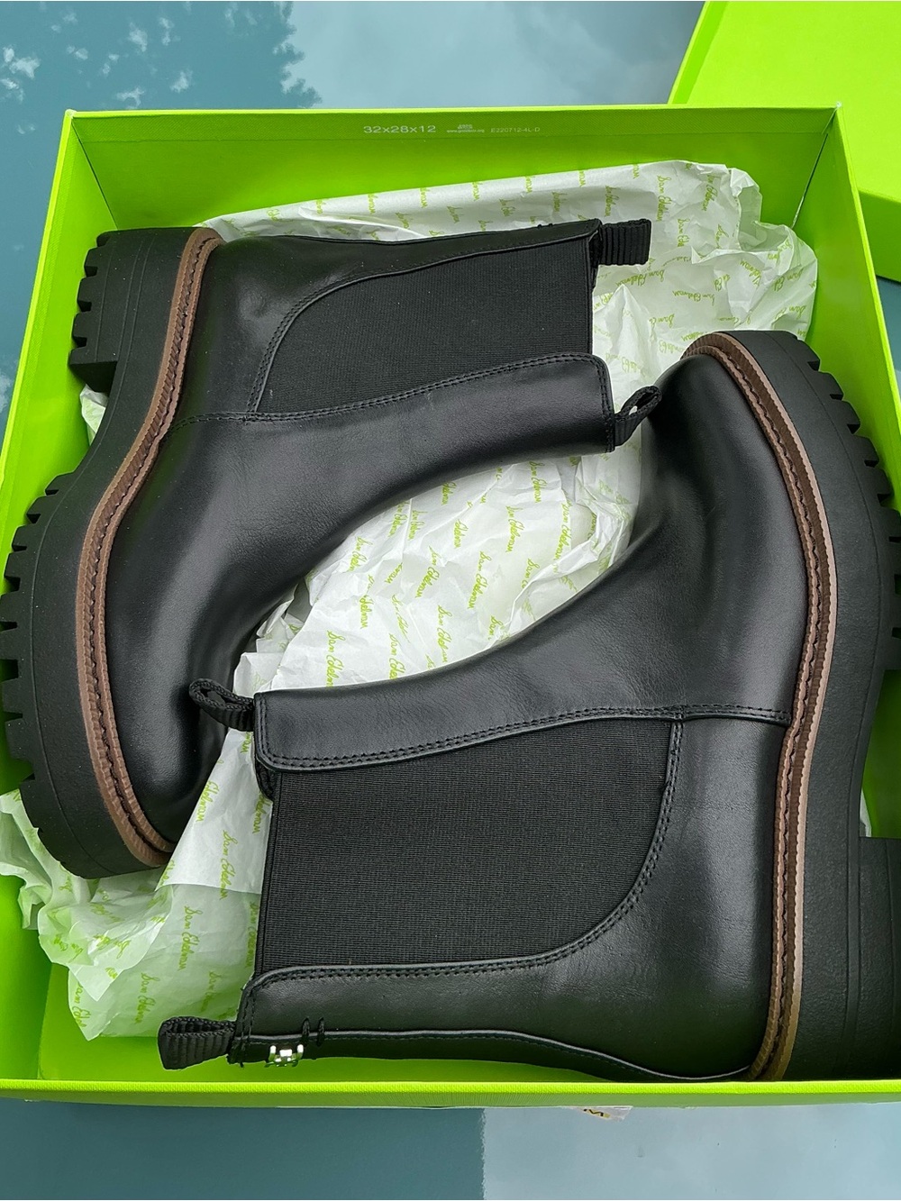 Sam Edelman Women’s Black Leather Boots - New in box